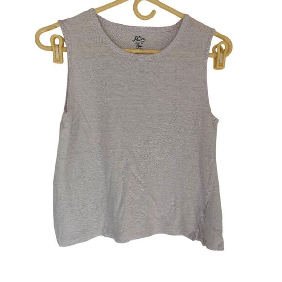 J. Crew Linen Cropped Top - Picture 1 of 5